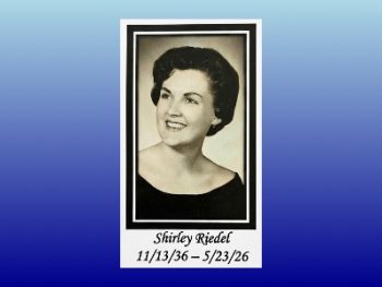 Shirley Reynolds Riedel, Class of 1955